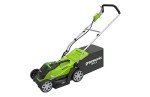 Greenworks 40V Cordless Lawnmower with Basket