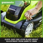 Greenworks 40V Cordless Lawnmower with Basket