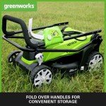 Greenworks 40V Cordless Lawnmower with Basket