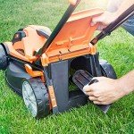 LawnMaster MX 24V Cordless Lawnmower & Spare Battery
