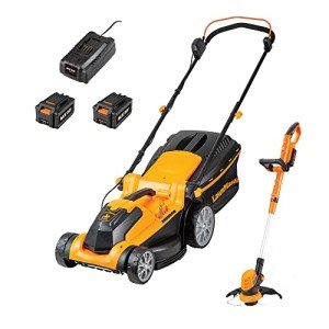 LawnMaster MX 24V Cordless Mower and Trimmer Set