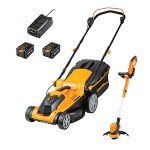 LawnMaster MX 24V Cordless Mower and Trimmer Set