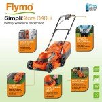 Flymo SimpliStore 340 Li Cordless Lawn Mower