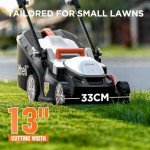 Litheli 20V Cordless Lawn Mower with Battery