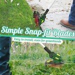 100 Plastic Grass Trimmer Replacement Blades - 83mm