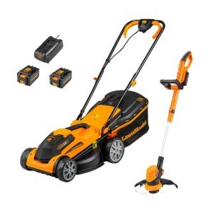 LawnMaster MX 24V Cordless Mower & Trimmer Set