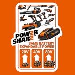 WORX 36V Cordless 34cm Push Lawn Mower