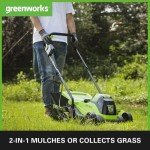 Greenworks 24V Electric Lawn Mower & Grass Trimmer