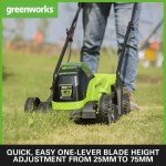 Greenworks 24V Electric Lawn Mower & Grass Trimmer