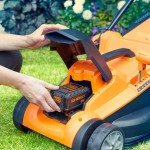 LawnMaster MX 24V Cordless Lawnmower with Batteries