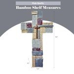 Inspirational 11-Inch Resin Wall Cross Decor
