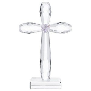 Crystal Standing Cross Decor for Home & Easter