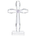 Crystal Standing Cross Decor for Home & Easter