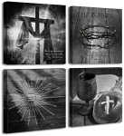 Inspirational Jesus Faith Wall Art Canvas Decor