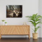 Christian Wall Art featuring Jesus and Serenity Prayer