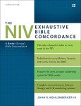 NIV Exhaustive Bible Concordance, Third Edition