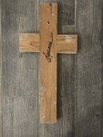 Elegant 24.5-Inch Christian Cross Wall Art