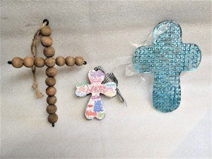 Unique Set of 3 Christian Wall Crosses