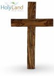 Hand-Carved Olive Wood Cross from Bethlehem