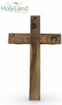 Hand-Carved Olive Wood Cross from Bethlehem