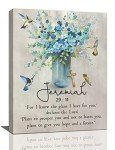 Jeremiah Verse Wall Art Canvas - Inspirational Decor