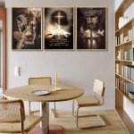 Jesus Wall Art - 3 Piece Canvas Set