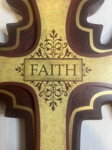 Beautiful Decorative Faith Wall Cross