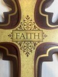Beautiful Decorative Faith Wall Cross