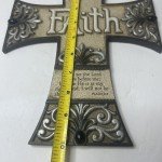 Faith-Themed Decorative Cross Set of 2