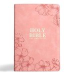 Giant Print KJV Bible with Floral Soft Cover