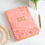 Giant Print KJV Bible with Floral Soft Cover