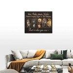 Inspirational Jesus Wall Art with Cross and Quotes