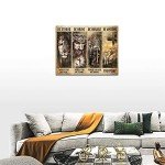 Be Brave Christian Wall Art - Lion & Lamb Decor