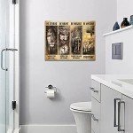 Be Brave Christian Wall Art - Lion & Lamb Decor