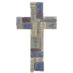 Inspirational 10" Wall Cross with Encouraging Words