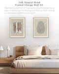Natural Oak Framed Jesus Healing Wall Art