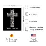 Names of Jesus Cross Wall Art Print - 8x10