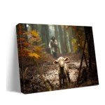 Jesus and Lamb Picture - Christian Wall Art