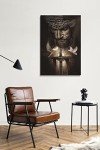 Jesus Lion Canvas Art - Wall Decor (12x16)