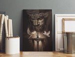 Jesus Lion Canvas Art - Wall Decor (12x16)
