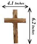 Olive Wood Wall Cross from Jerusalem 6.2