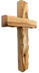 Olive Wood Wall Cross from Jerusalem 6.2