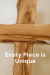 Olive Wood Wall Cross from Jerusalem 6.2