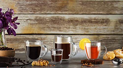 Set of 2 Double Wall Espresso Glasses