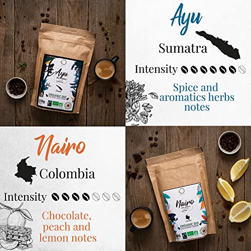 Fair Trade Organic Arabica Coffee Gift Set