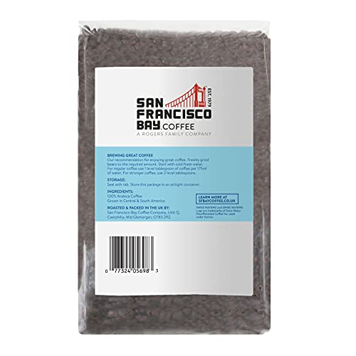 SF Bay Decaf Gourmet Whole Bean Coffee, 908g