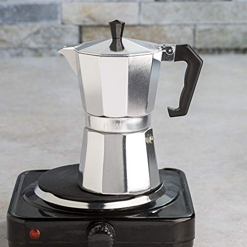 Classic Moka Pot for Italian & Cuban Café Brewing