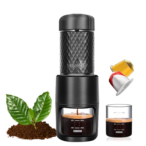 Portable Espresso Maker for Travel and Office