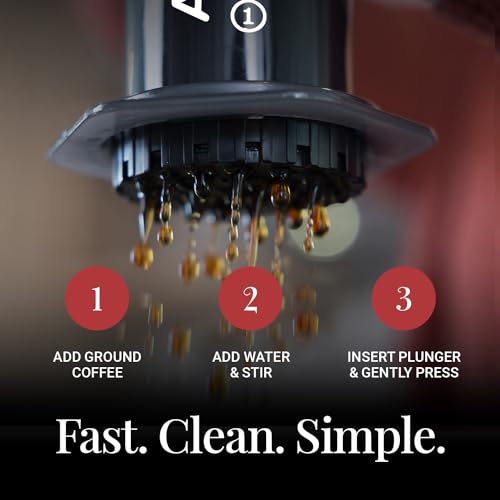 Portable AeroPress Coffee Maker - Smooth, rich brew