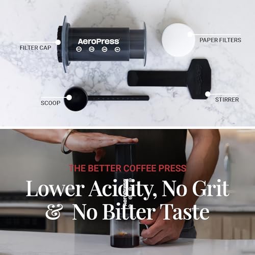 Portable AeroPress Coffee Maker - Smooth, rich brew